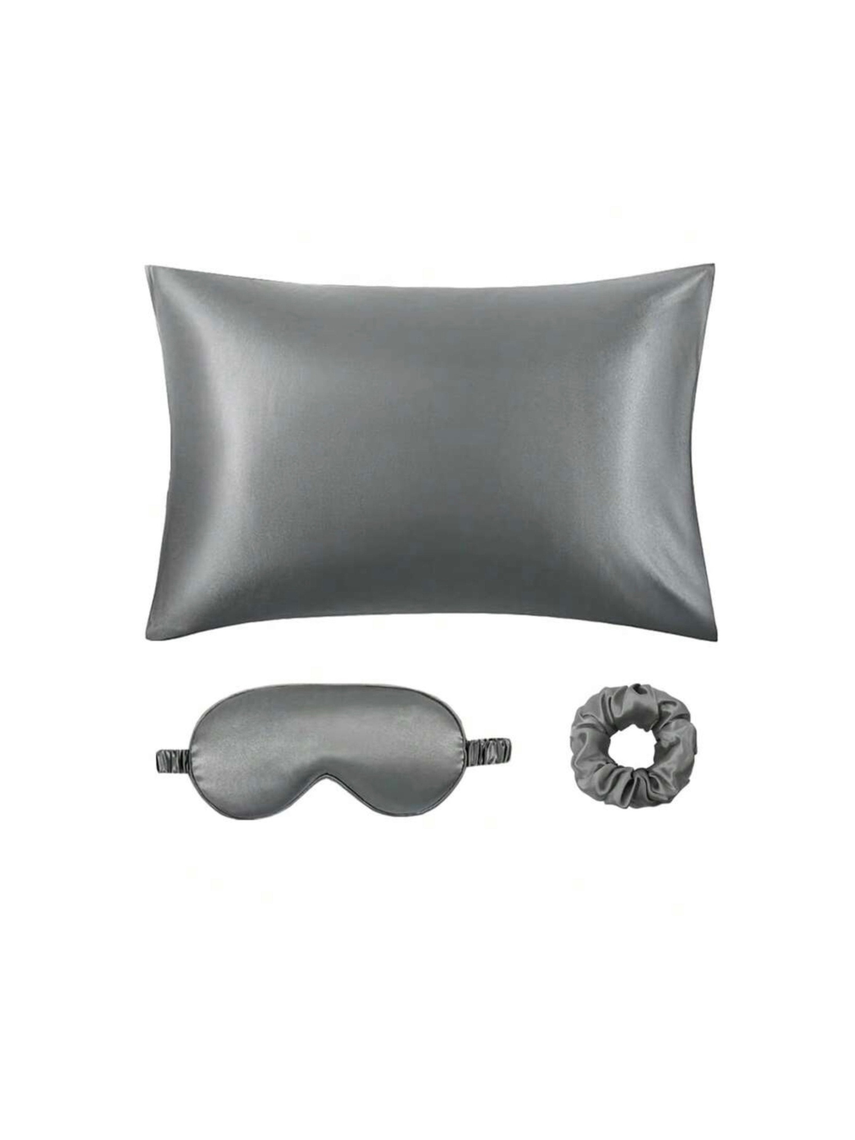 Satin Set Grå